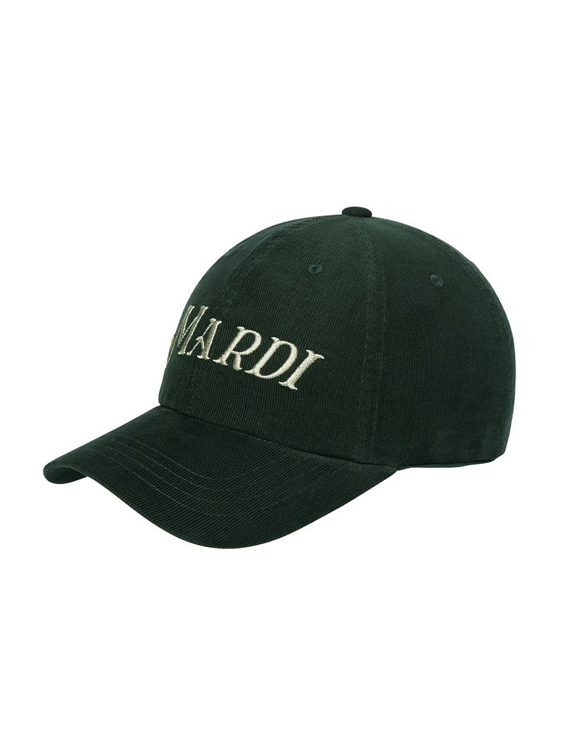 Mardi Mercredi - CORDUROY BALL CAP MARDI LOGO_GREEN