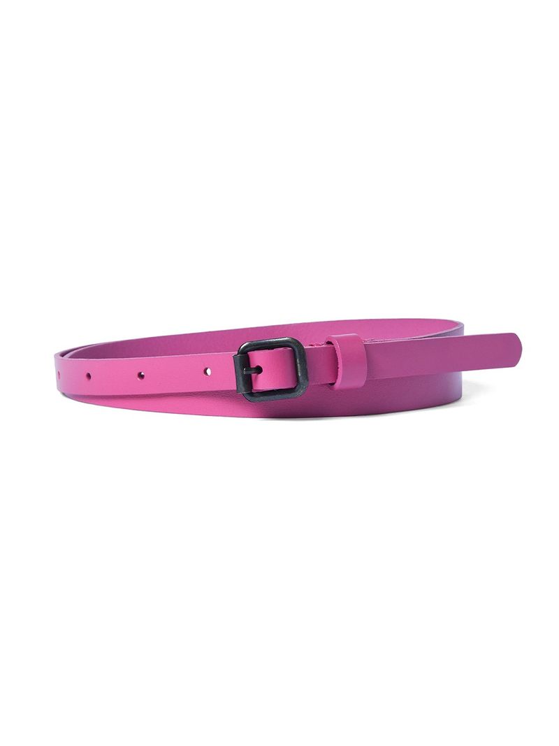 Mardi Mercredi - LEATHER BELT ESSENTIAL_PINK 