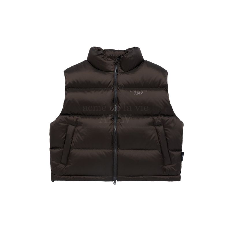 ADLV - BASIC LOGO OVERSIZE SHORT CROP DUCK DOWN VEST5