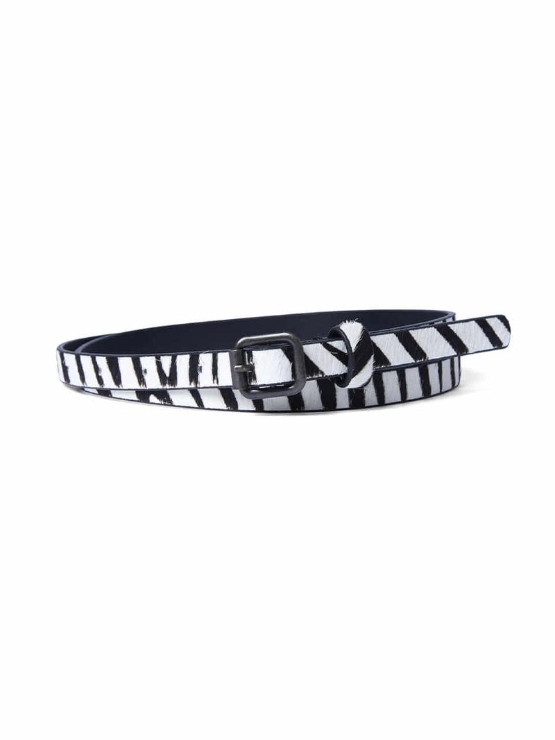 Mardi Mercredi - LEATHER BELT ESSENTIAL_ZEBRA
