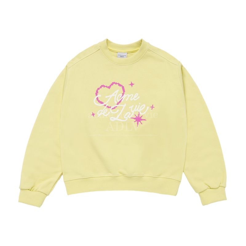 ADLV - SCRIPT HEART LETTERING WOMEN’S SWEATSHIRTS5