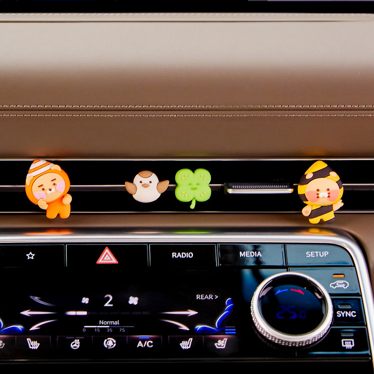 韓國 Kakao Friends - Safety Fairy Vent Figure_Ryan & Chunsik