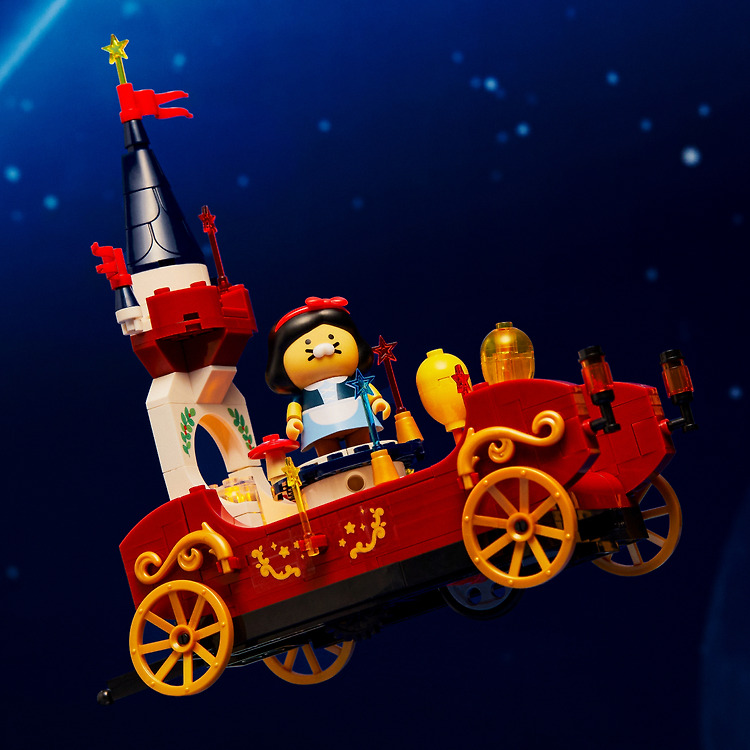 韓國 Kakao Friends - 春植巴士巡遊積木人形白雪公主