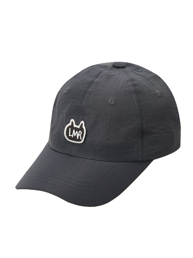 韓國 LMR -  Basic Embroidery Logo Ball Cap GREY