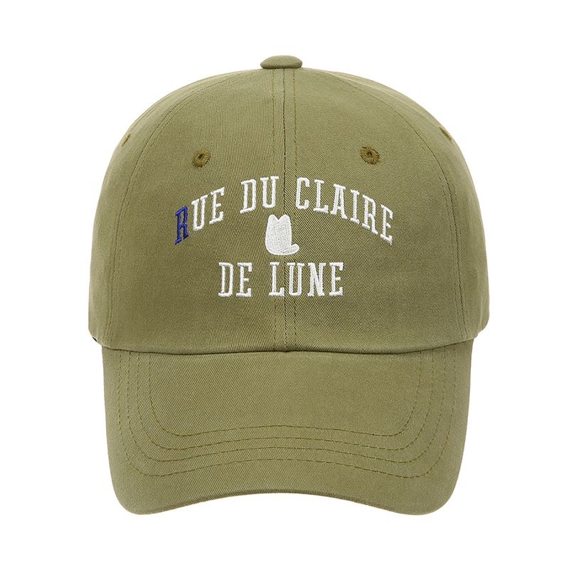 韓國 LMR -  Lettering Washing Ball Cap KHAKI