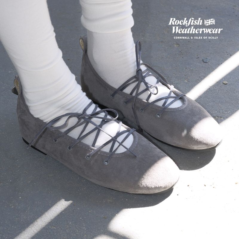 韓國 Rockfish Weatherwear - BELLA LACEUP FLAT(SUEDE) - 6color