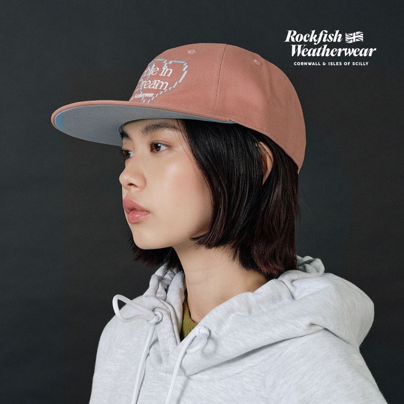 韓國 Rockfish Weatherwear - BUBBLE HEART COTTON BALL CAP - 3 colors