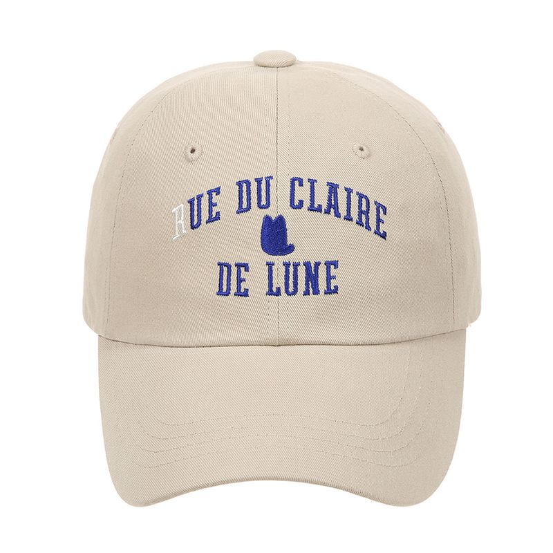 韓國 LMR -  Lettering Washing Ball Cap BEIGE