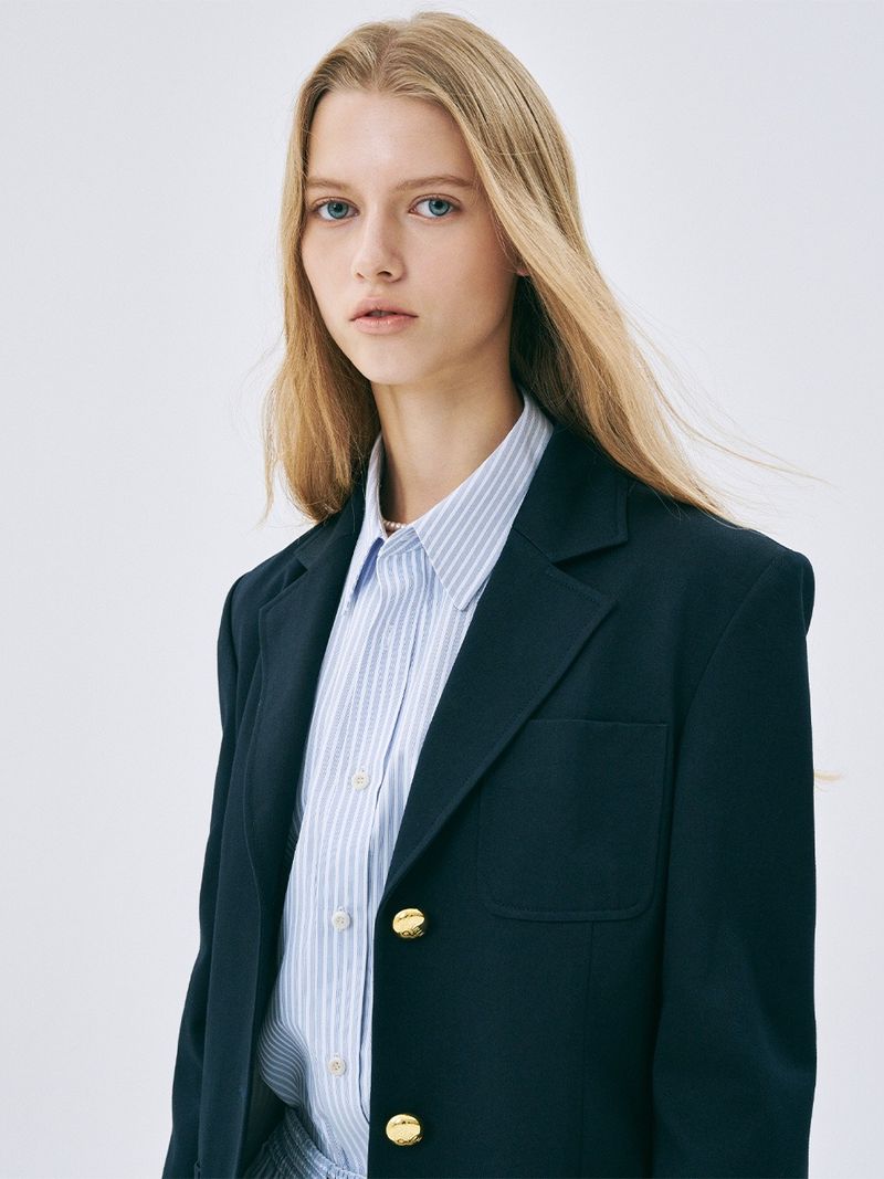 Mardi Mercredi - CLASSIC SINGLE JACKET_NAVY