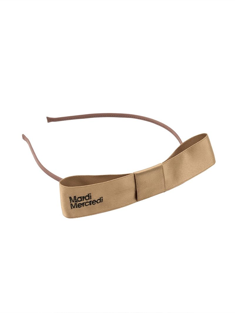Mardi Mercredi - HAIR BAND RIBBON_BROWN