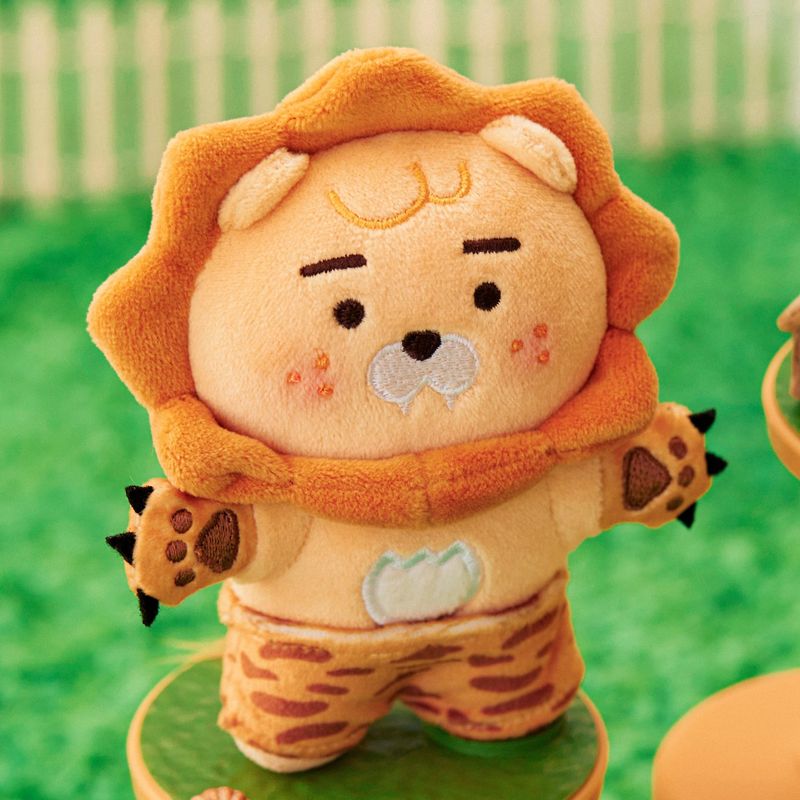 韓國 Kakao Friends - FRIENDZOO 獅子鑰匙圈玩偶 (Little Ryan)