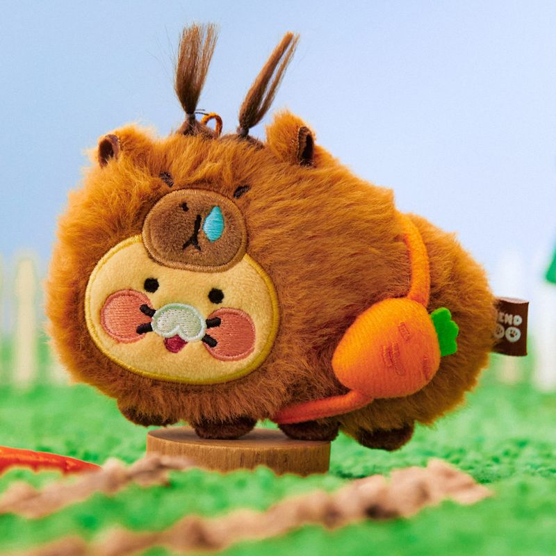 韓國 Kakao Friends - FRIENDZOO 水豚鑰匙圈玩偶 (春植)