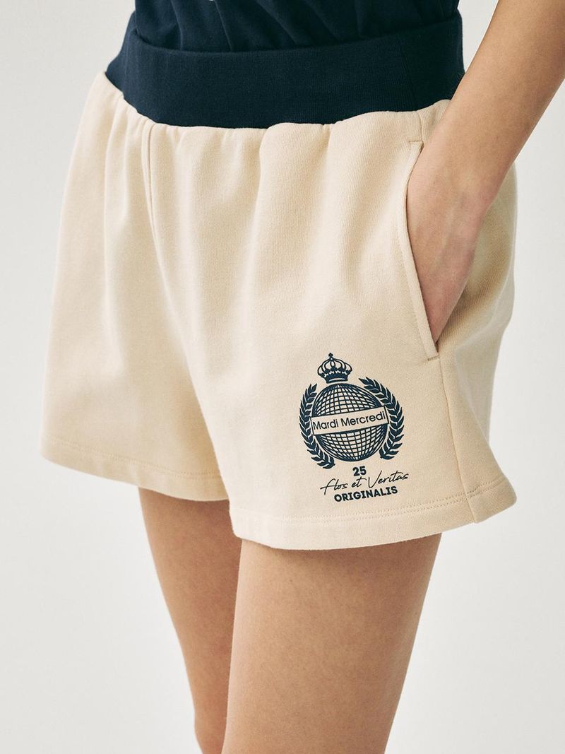 Mardi Mercredi - MINI SHORTS ORIGINALIS 25_CREAM 