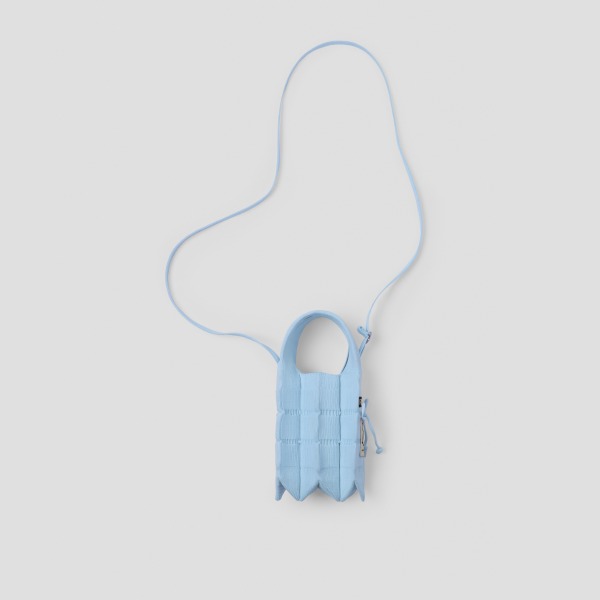 韓國 JOSEPH AND STACEY - Lucky Pleats Knit Mini Cross Fiori Soda