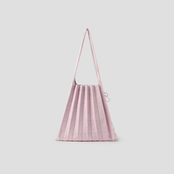 韓國 JOSEPH AND STACEY - Lucky Pleats Knit Medium Starry Misty Pink