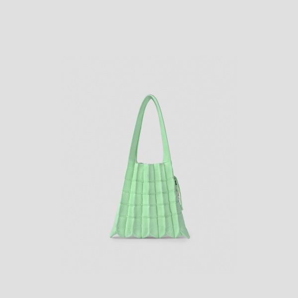 韓國 JOSEPH AND STACEY - Lucky Pleats Knit Small Fiori Nile Green