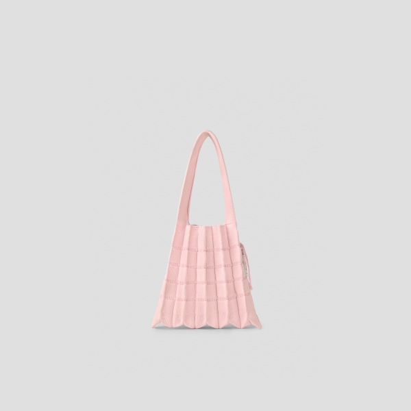 韓國 JOSEPH AND STACEY - Lucky Pleats Knit Small Fiori Sweet Pink