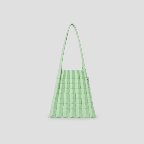 韓國 JOSEPH AND STACEY - Lucky Pleats Knit Medium Fiori Nile Green