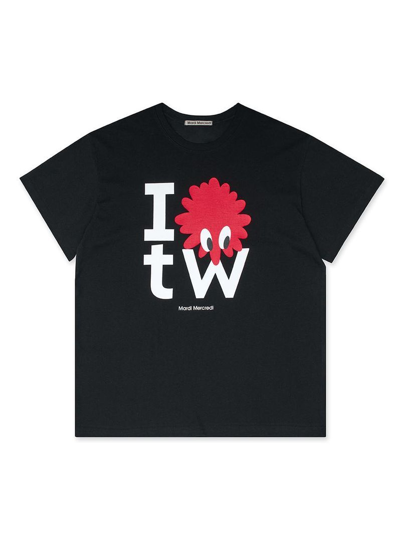 Mardi Mercredi - UNISEX TSHIRT I LOVE TW_BLACK 