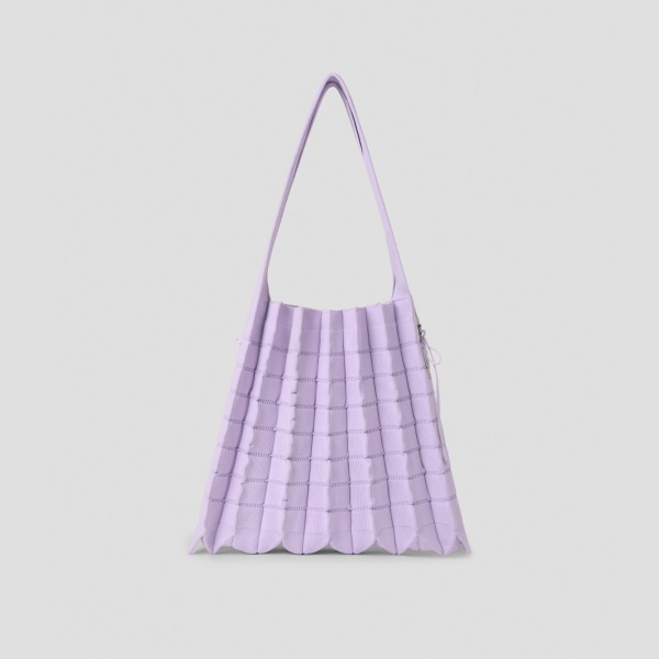 韓國 JOSEPH AND STACEY - Lucky Pleats Knit Large Fiori Lilac