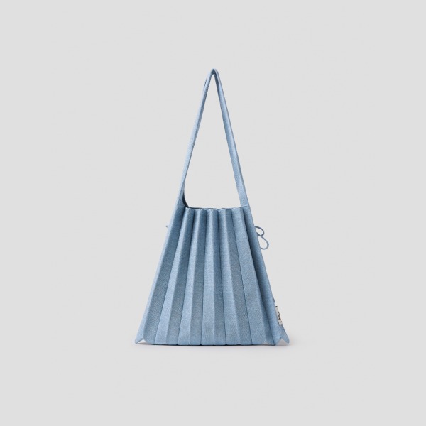 韓國 JOSEPH AND STACEY - Lucky Pleats Knit Medium Starry Fog Blue