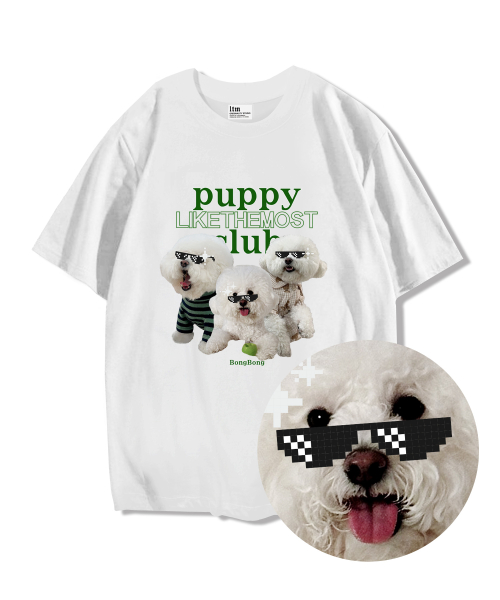 [韓國限時優惠] 韓國 LIKE THE MOST -Bongbong Over T-shirt (Black)