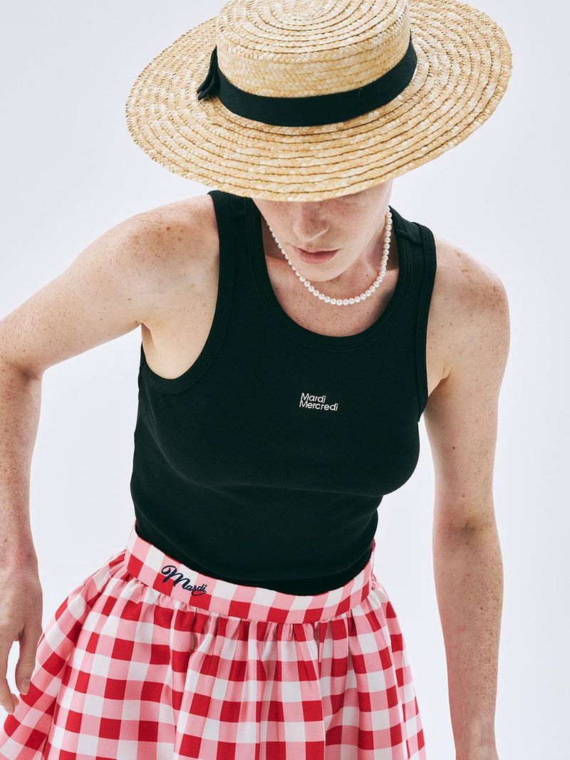 Mardi Mercredi - TANK RACER ESSENTIAL_BLACK IVORY