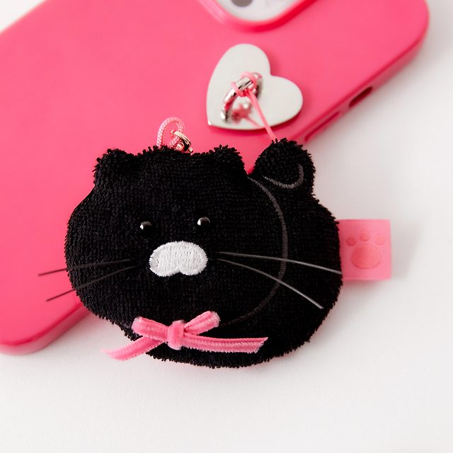 韓國 Kakao Friends - 黑色系列手機清潔掛件 (春植)