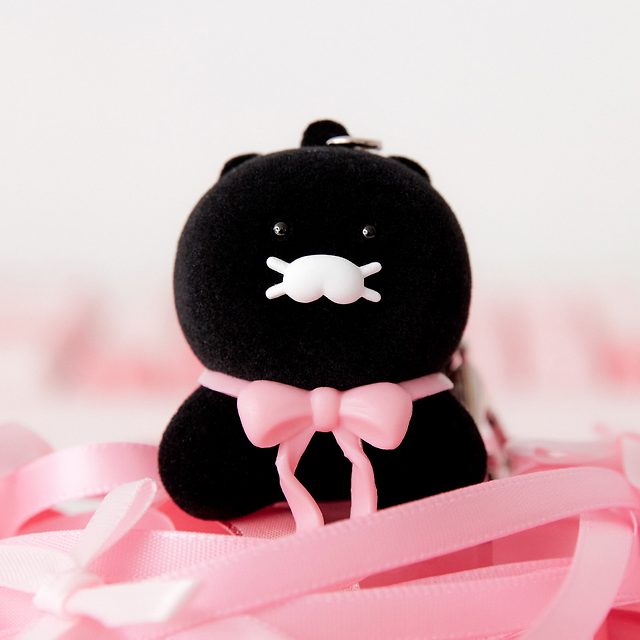 韓國 Kakao Friends - 黑色系列公仔鑰匙圈 (春植)