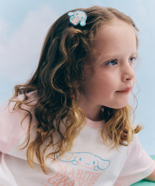 韓國 MARITHE FRANCOIS GIRBAUD KIDS - CINNAMOROLL HAIR CLIP 2PACK white