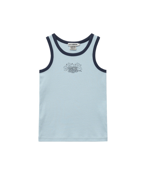 韓國 DAISY X MARITHE RINGER SLEEVELESS light blue