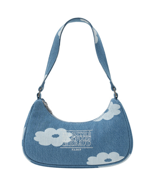 韓國 DAISY X MARITHE DENIM SHOULDER BAG blue