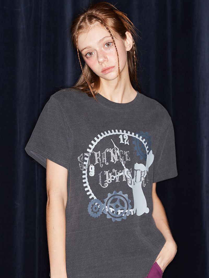 韓國 LUVISTRUE - NM RABBIT TEE(BLACK)