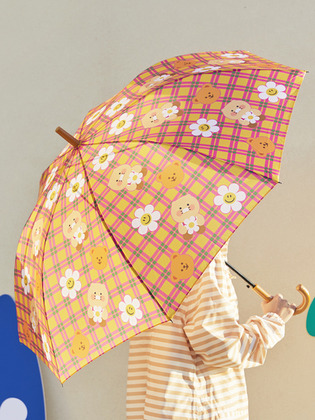 韓國 Kakao Friends X Wiggle Wiggle 春植格仔直遮