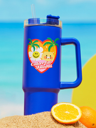 韓國 Kakao Friends X Wiggle Wiggle 春植手提保温杯 (940ml)
