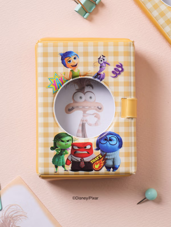 韓國 DAISO - 皮克斯腦筋急轉彎2便條紙及收納盒套裝♡迪士尼 | DISNEY