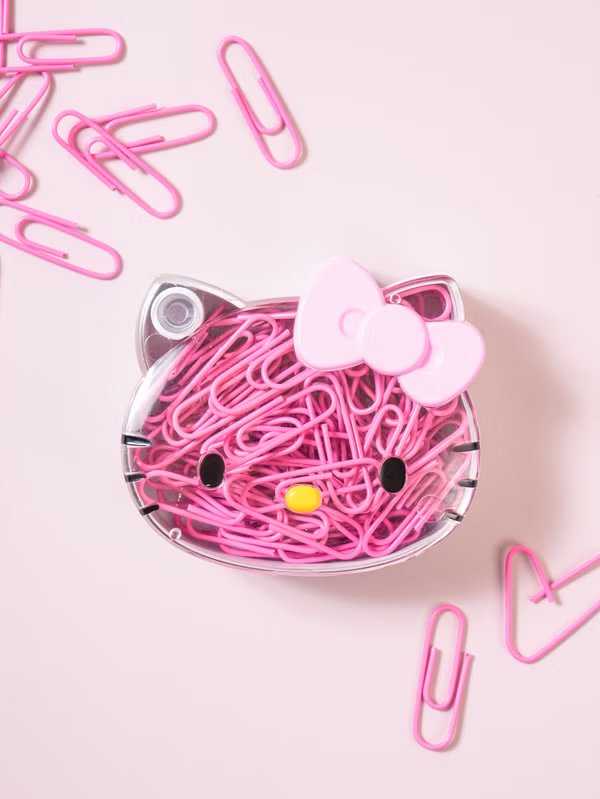 韓國 DAISO - Hello Kitty彩色夾 90個♡HELLO KITTY