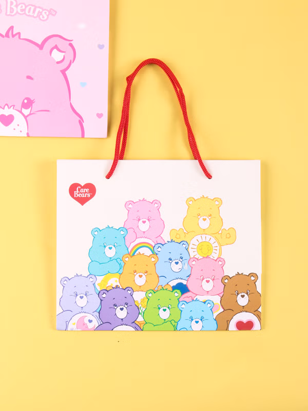 韓國 DAISO - Care Bear 矩形購物袋♡CARE BEAR