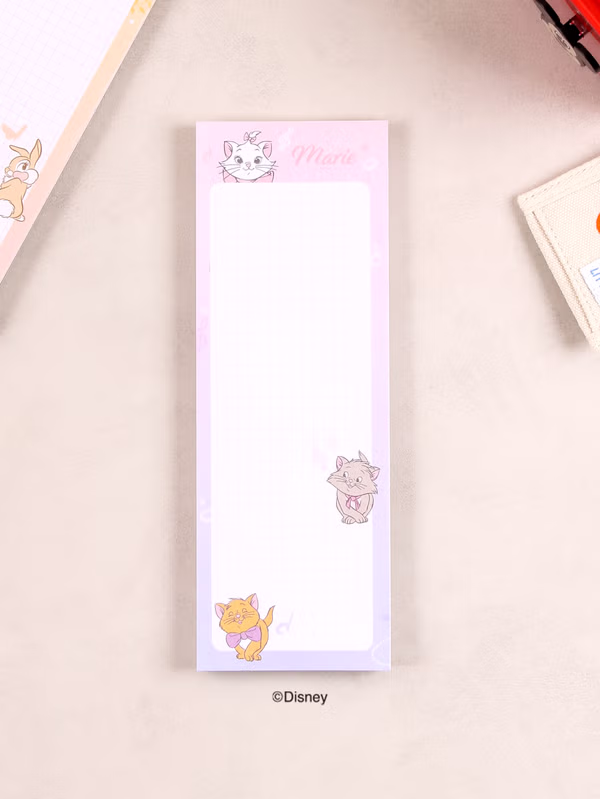 韓國 DAISO - 迪士尼動物B5半圓便條紙♡迪士尼 | DISNEY
