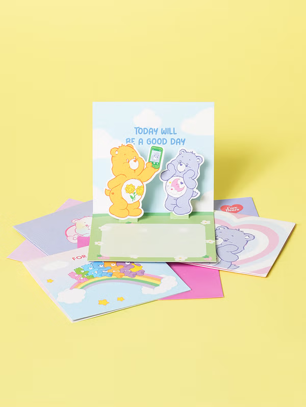 韓國 DAISO - 護理熊立體卡片♡CARE BEAR