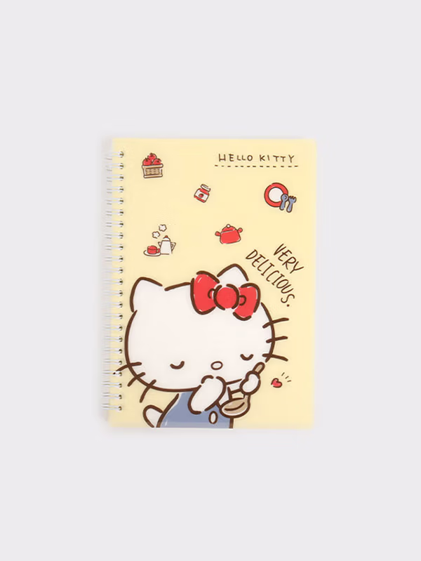 韓國 DAISO - Hello Kitty A5 線圈筆記本♡HELLO KITTY