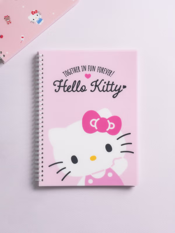 韓國 DAISO - Hello Kitty B5 線圈筆記本♡HELLO KITTY