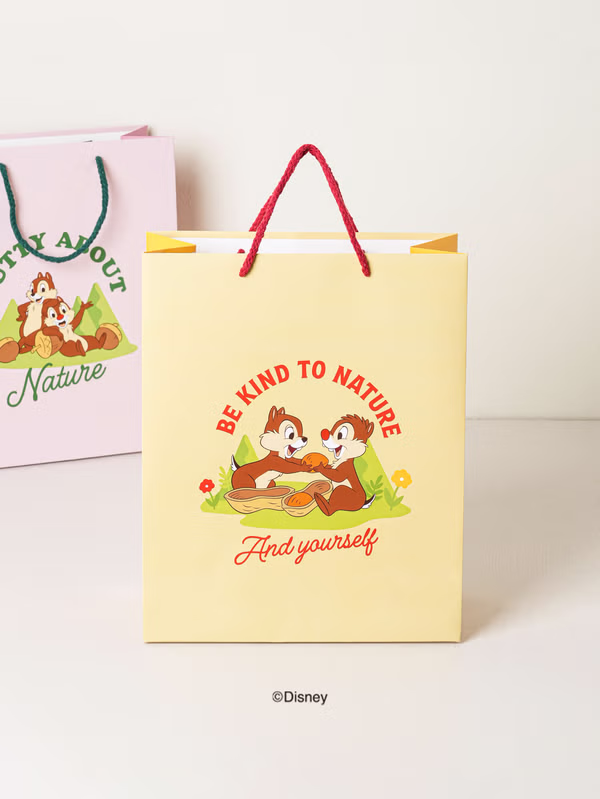 韓國 DAISO - 迪士尼奇奇與蒂蒂購物袋♡迪士尼 | DISNEY