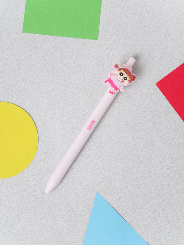 韓國 DAISO - 小新 裝飾凝膠筆♡小新 | SHINCHAN