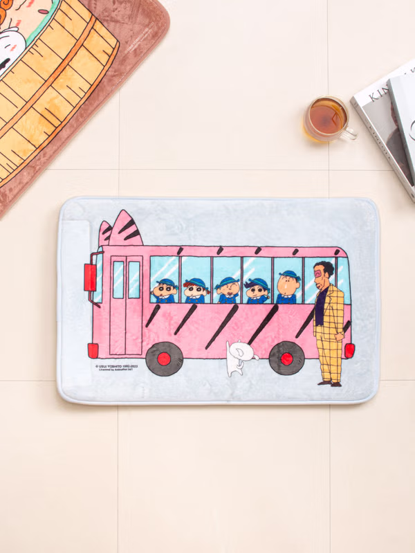 韓國 DAISO - 小新超細纖維地墊♡小新 | SHINCHAN