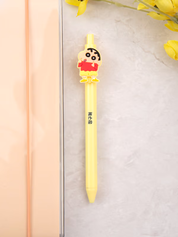 韓國 DAISO - 小新 裝飾凝膠筆♡小新 | SHINCHAN