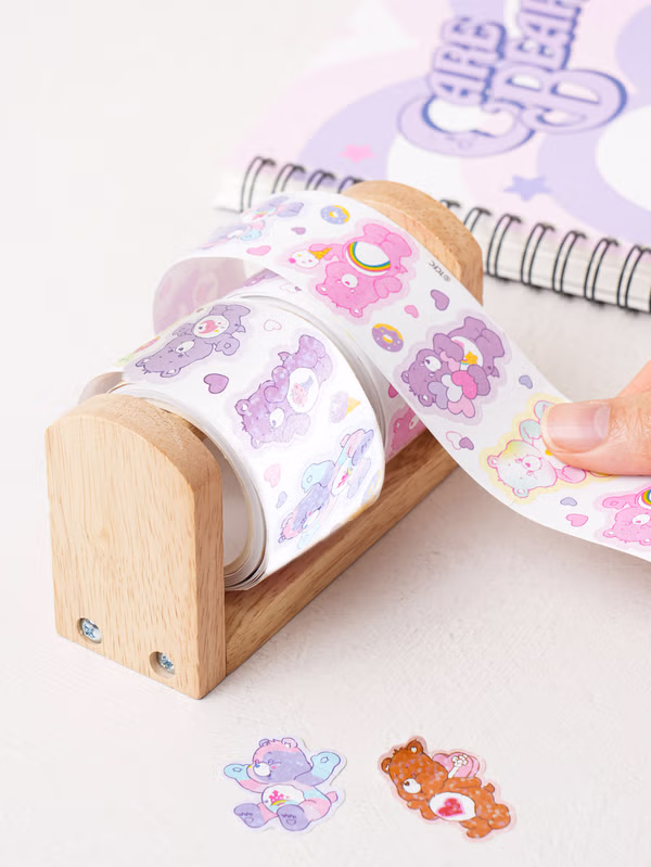 韓國 DAISO - 護理熊卷貼紙100枚♡CARE BEAR