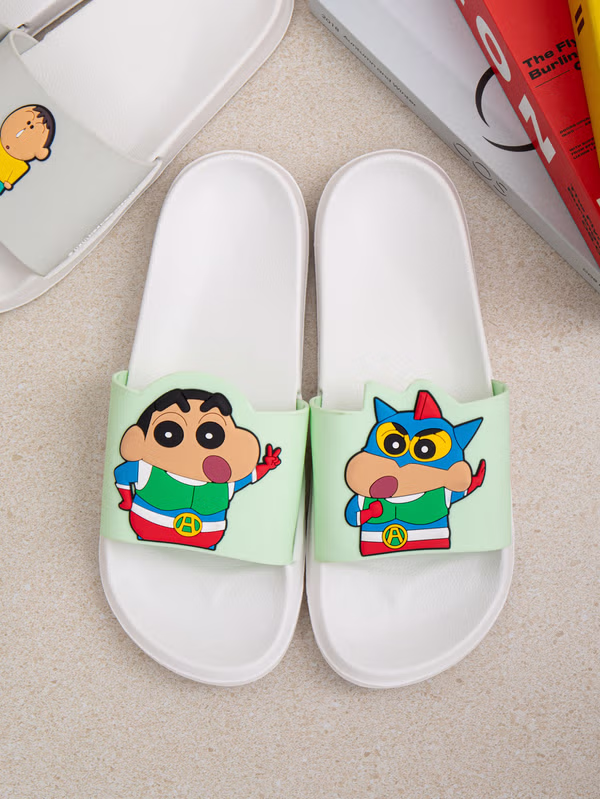 韓國 DAISO - 小新EVA拖鞋♡小新 | SHINCHAN