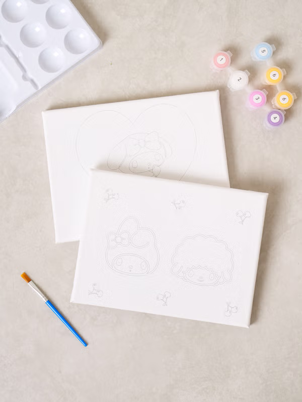 韓國 DAISO - 我的旋律 自畫畫套件 M♡MY MELODY