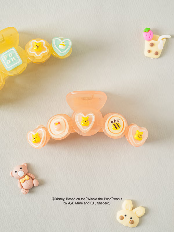 韓國 DAISO - 迪士尼小熊維尼裝飾夾子♡迪士尼 | DISNEY